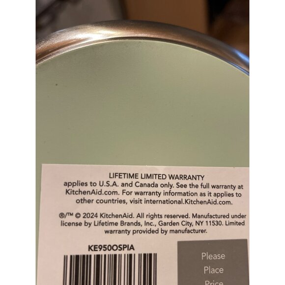 KitchenAid Pistachio Paper Towel Holder With Soft-Touch Friction Pad New! - Picture 6 of 6